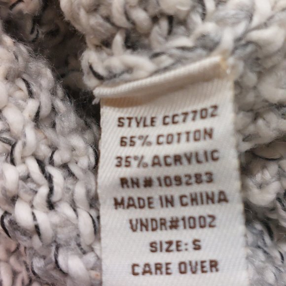 Vintage Havana Gray and Blue Cowl Neck Sweater - Picture 13 of 13